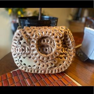 Patricia Nash Chain Link Metallic Ticci Bag